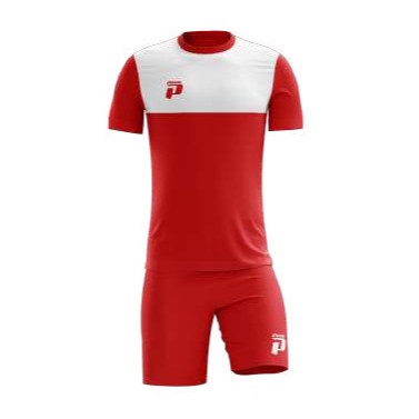 PRIMO ROMA 25 FULL SOCCER KIT RED / WHITE
