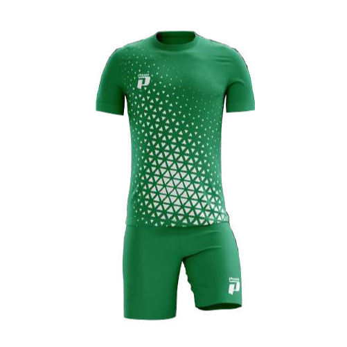 PRIMO OBLIVION SUBLIMATED 24 FULL SOCCER KIT EMERALD / WHITE