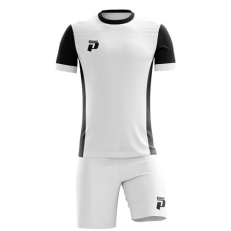 PRIMO MILAN FULL SOCCER KIT WHITE / BLACK