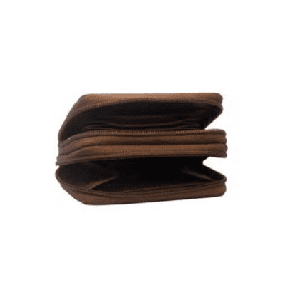BOSSI SOFTY LEATHER ZIPPER WALLET