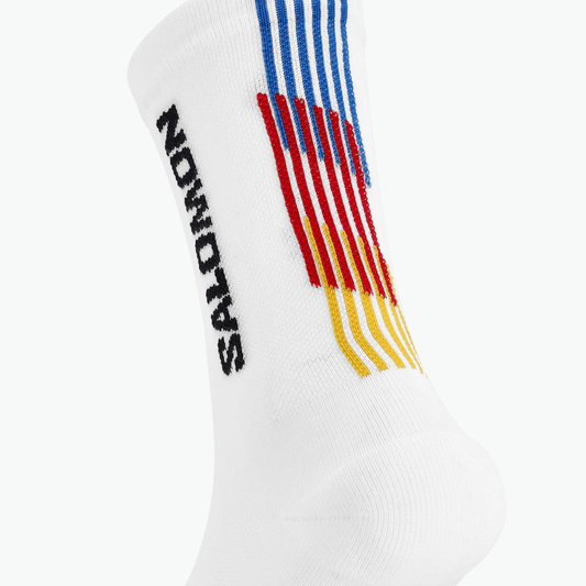 SALOMON PULSE RACE FLAG CREW SOCK