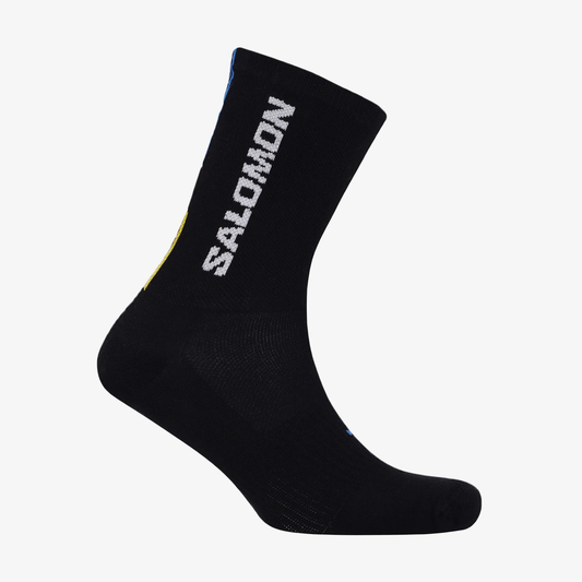 SALOMON PULSE RACE FLAG CREW SOCK