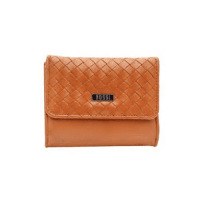 BOSSI WEAVE LADIES MED TRIFOLD WALL WALLET