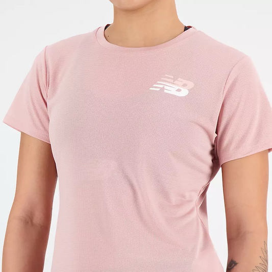 NEW BALANCE GRAPHIC ACCELERATE SHORT SLEEVE TEE LADIES