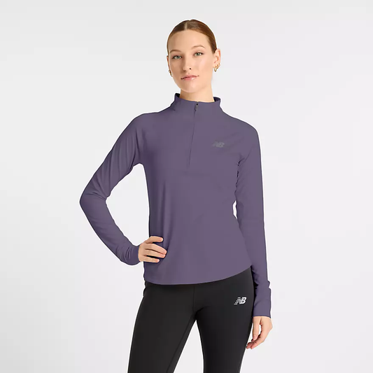 NEW BALANCE HARMONY HALF ZIP LONG SLEEVE TOP LADIES