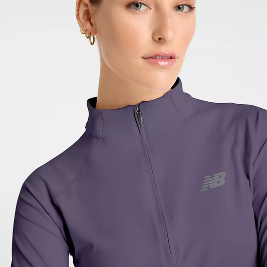 NEW BALANCE HARMONY HALF ZIP LONG SLEEVE TOP LADIES