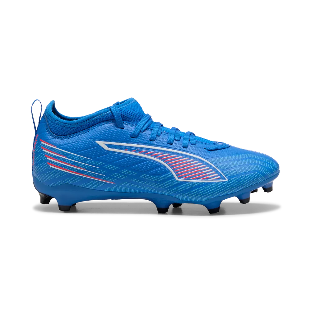 PUMA ULTRA 6 Match FG/AG Junior Soccer Cleats - Ultra Blue, outer side view