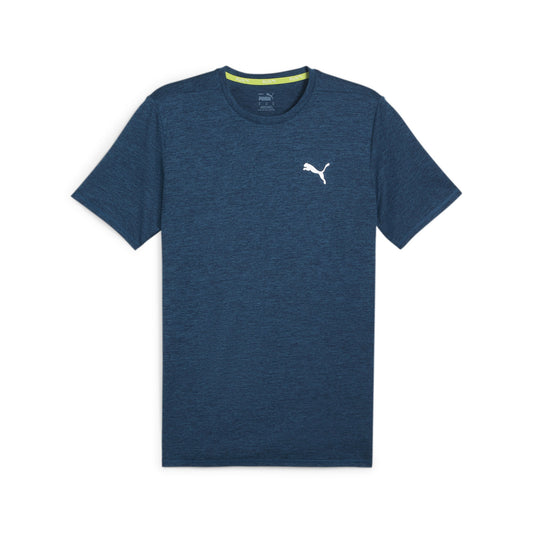 PUMA RUN FAVORITE HEATHER SHORT SLEEVE TEE MENS