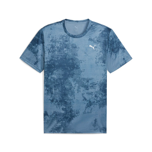 PUMA TAD ESSENTIAL AOP SHORT SLEEVE TEE MENS