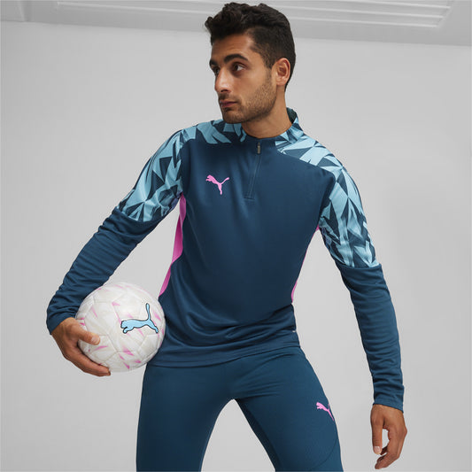 PUMA INDIVIDUALFINAL QUARTER-ZIP FOOTBALL TOP MENS