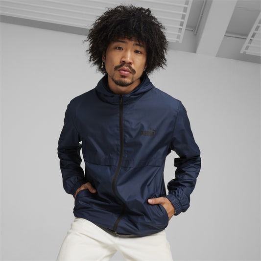 PUMA ESSENTIAL SOLID WINDBREAKER JACKET MENS