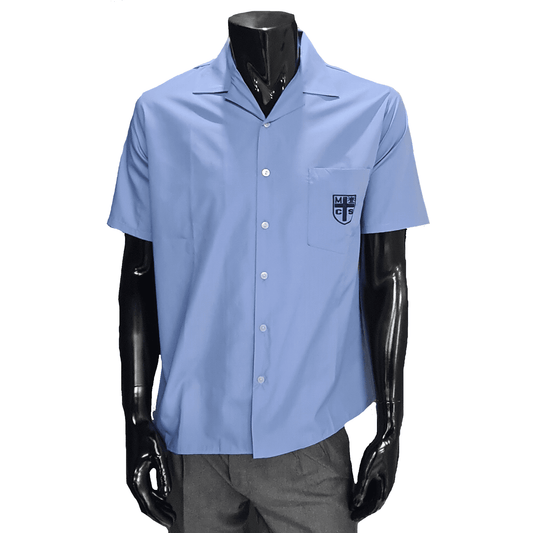 MARITZBURG CHRISTIAN SCHOOL SHIRT SHORT SLEEVE BLUE